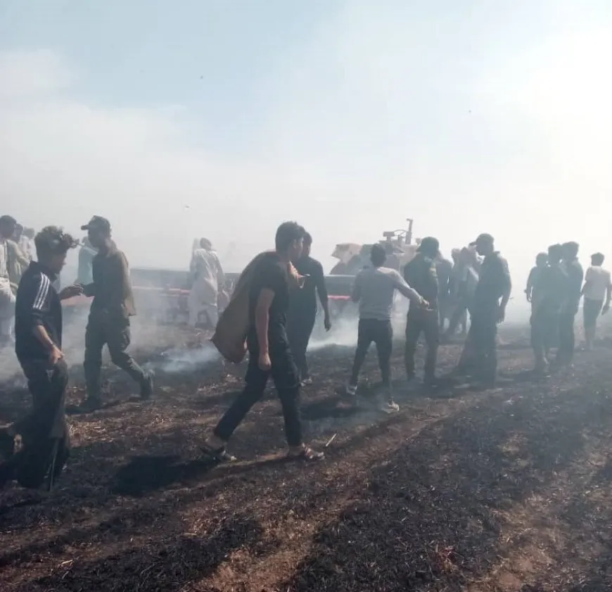 Li Til Koçerê 160 donim çandinî şewitî