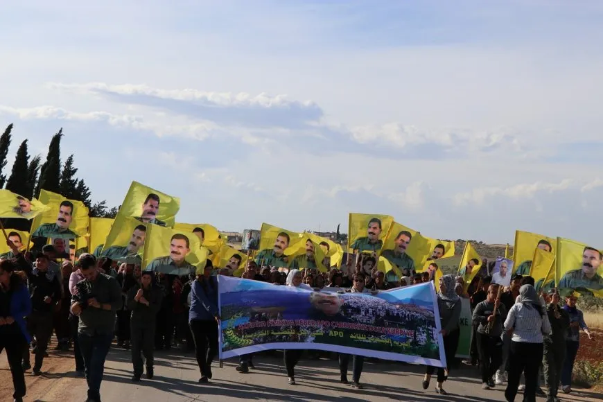Li Şehba têkildarî azadiya fîzîkî ya Rêber Abdullah Ocalan meş