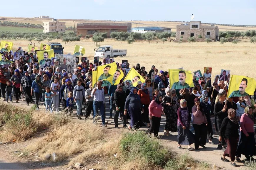 Li Şehba têkildarî azadiya fîzîkî ya Rêber Abdullah Ocalan meş