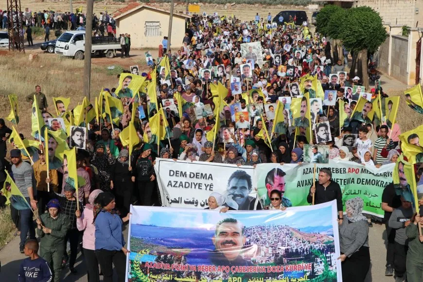 Li Şehba têkildarî azadiya fîzîkî ya Rêber Abdullah Ocalan meş