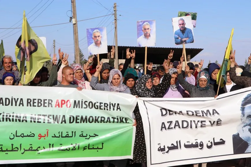 Li Şehba têkildarî azadiya fîzîkî ya Rêber Abdullah Ocalan meş