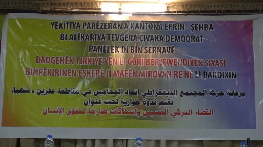Li Şehba têkildarî sûcên Tirkiyeyê li dijî girtiyan panel