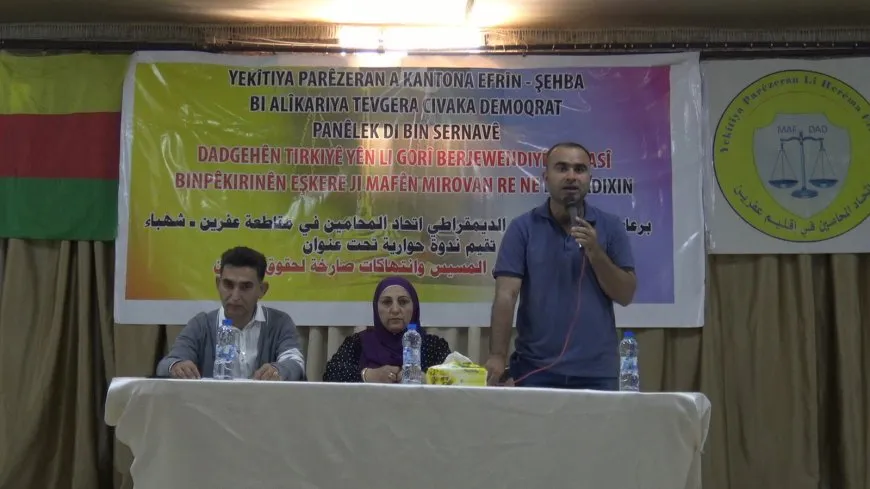 Li Şehba têkildarî sûcên Tirkiyeyê li dijî girtiyan panel