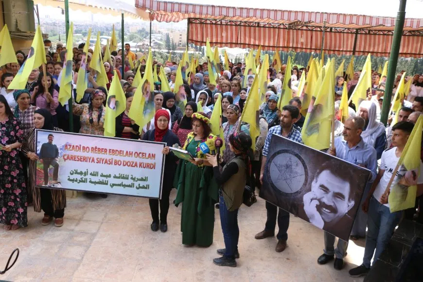 Li Helebê têkildarî azadiya Rêber Abdullah Ocalan çalakiya konvedanê