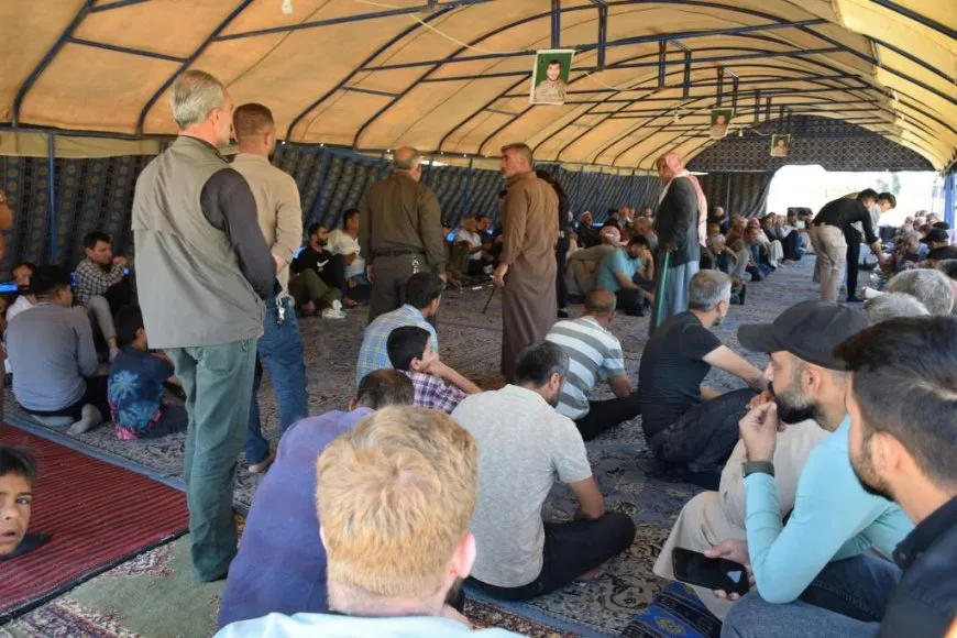 Sersaxî dan malbata şehîd Armanc Kobanê