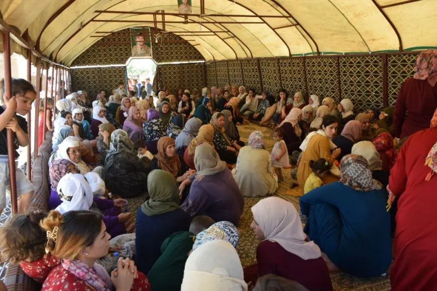 Sersaxî dan malbata şehîd Armanc Kobanê
