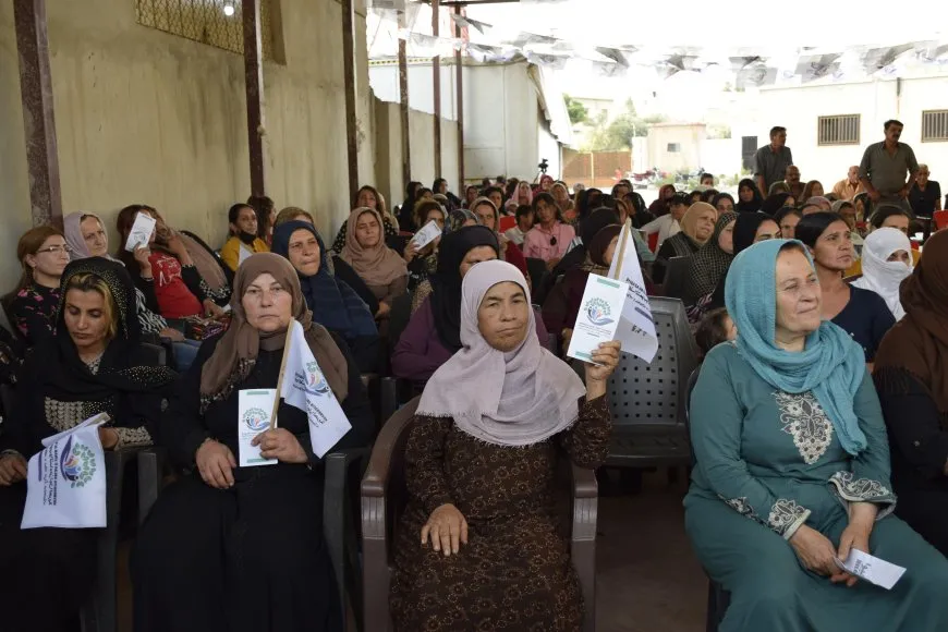 ˊHevbendiya Gelan û Jinan ji bo Azadiyêˊ li Qamişlo bi gel re civiya