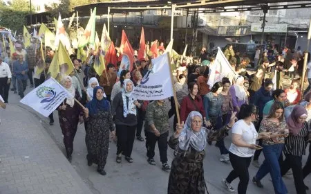 Bi meşên girseyî êrişên dagirkeriyê hatin şermezarkirin