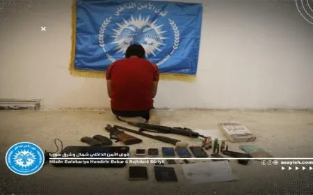 Li kantona Cizîrê çeteyekî DAIŞ’ê hat girtin