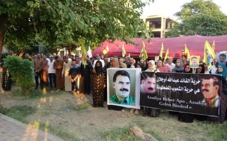 Li Reqayê têkildarî azadiya Rêber Abdullah Ocalan çalakî