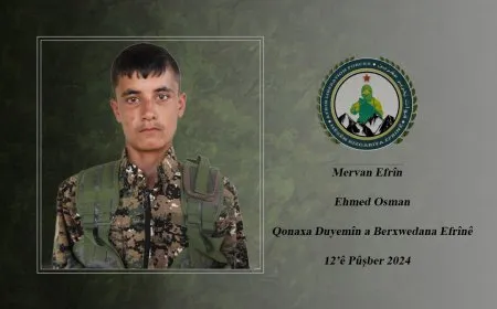Şervanê HRE’yê Mervan Efrîn şehîd bû
