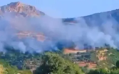 Şewata ku ji ber bombebarana dewleta Tirk derketibû didome