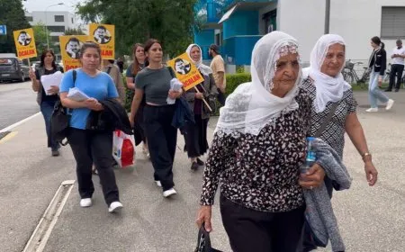 Jinên li Zurîhê bo azadiya Rêber Abdullah Ocalanname ji CPT’yê re şandin