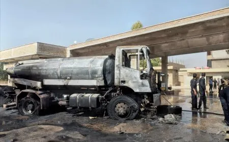 Tankera ku mazot dadigirt şewitî 