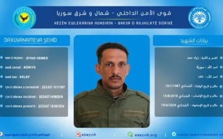Hêzên Ewlekariya Hundirîn nasnameya Ziyad Hemed aşkera kir