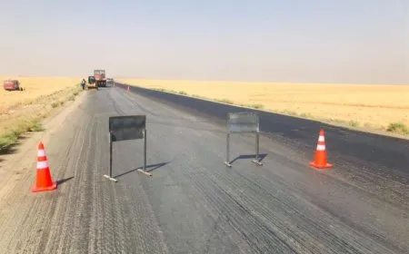 Xebatên zîftkirina Rêya M4 berdewam in
