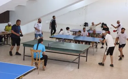 Li Qamişloyê turnuvaya ping pongê 