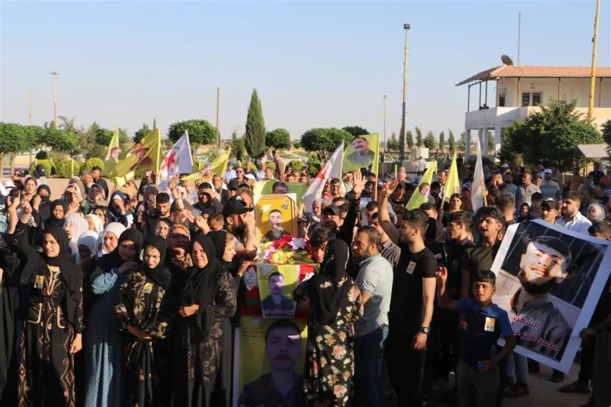 Şehîd Mihemed Hac Seîd li Goristana Şehîd Dijwar hat veşartin