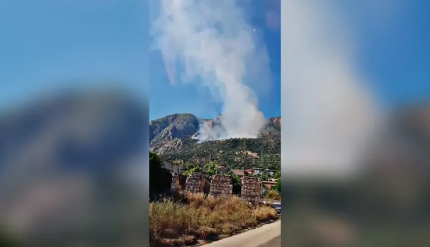 Los residentes no logran apagar el incendio en el monte Metîna