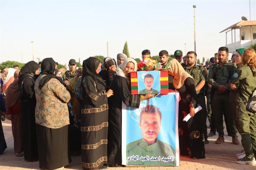 Şehîd Ehmed El Hadî li Goristana Şehîd Dijwar hat veşartin