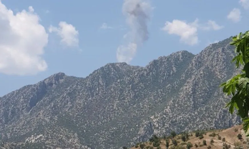 Balefirên dewleta Tirk sînorê Amêdiyê bombebarankirin