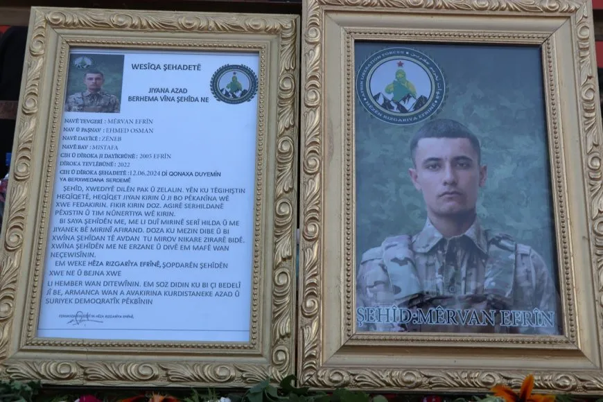 Şehîd Mêrvan Efrîn li Şehbayê hat oxirkirin