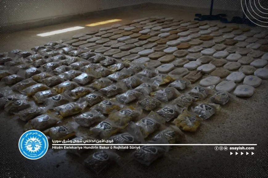 Dos narcotraficantes detenidos en Şêxmeqsûd