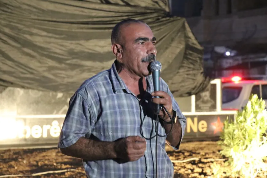 Li Qamişlo perde ji ser peykerên şehîdan hat rakirin