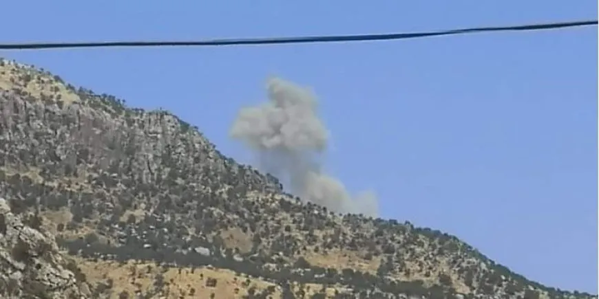 Balafirên bêmirov çiyayê Metîna bombebaran kir