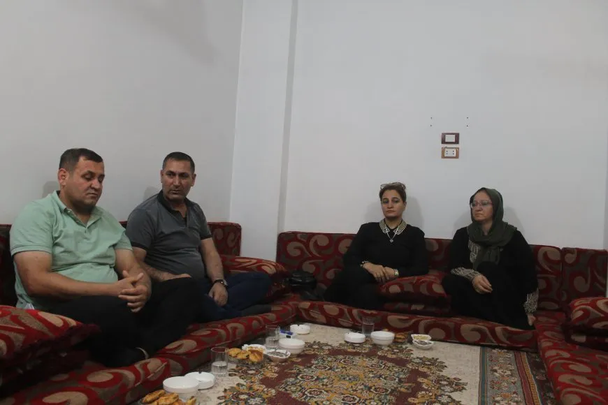 Malbatên şehîdan tên ziyaretkirin