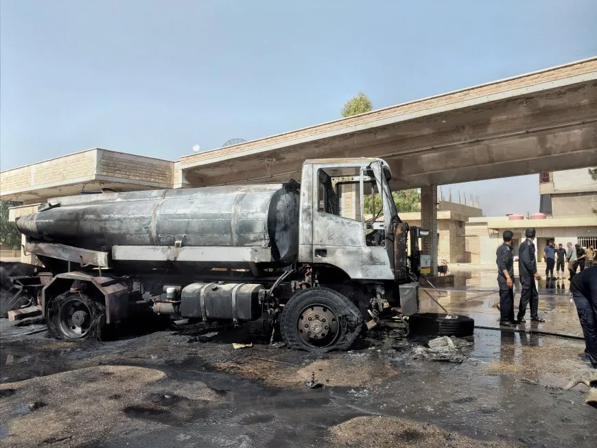 Tankera ku mazot dadigirt şewitî 