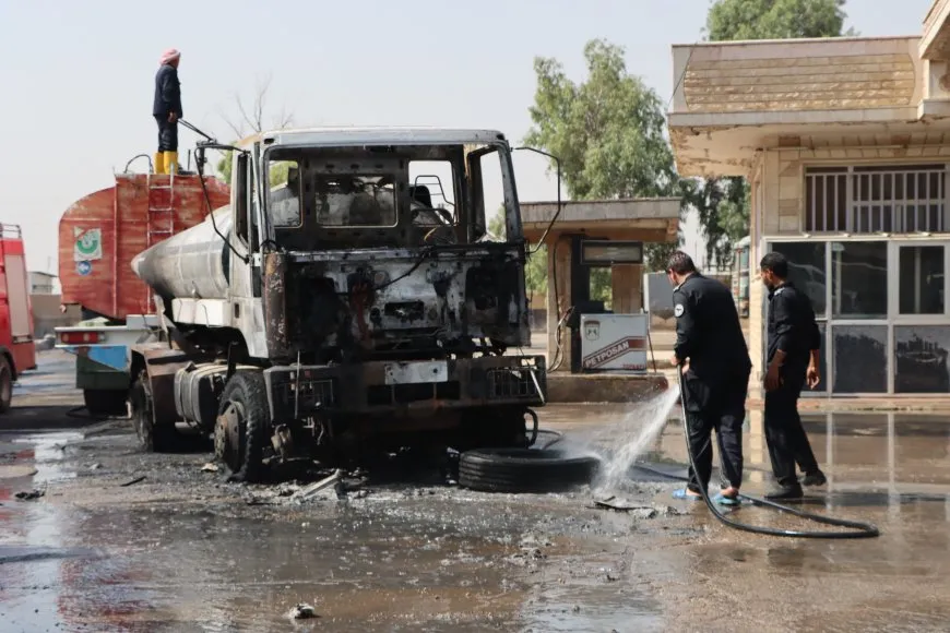 Tankera ku mazot dadigirt şewitî 