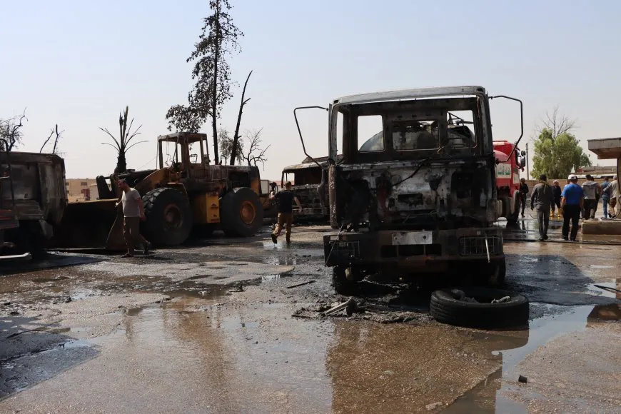 Tankera ku mazot dadigirt şewitî 