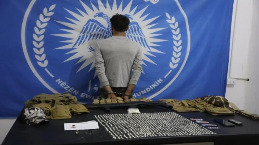 Li Hesekê firoşkarekî narkotîkê hate girtin