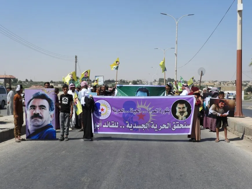Li Dêrazor û Tebqayê banga azadiya fîzîkî ya Rêber Abdullah Ocalan hate kirin