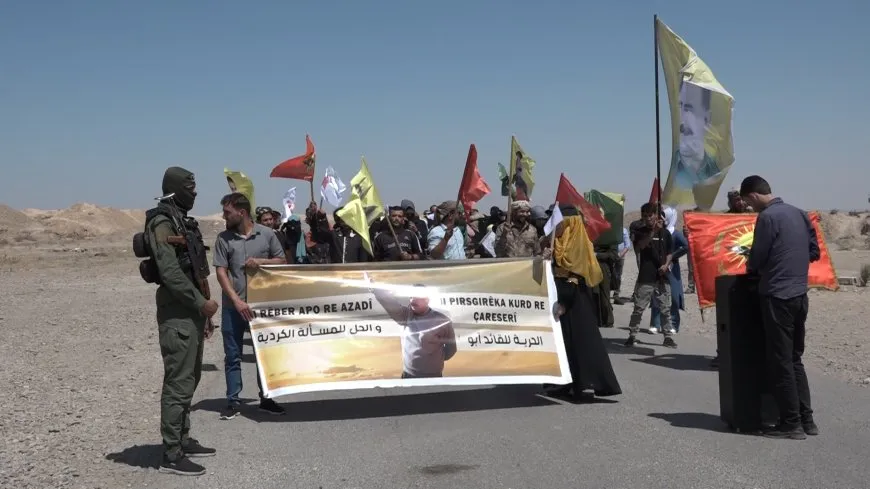 Li Dêrazor û Tebqayê banga azadiya fîzîkî ya Rêber Abdullah Ocalan hate kirin