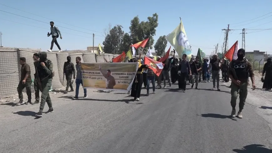 Li Dêrazor û Tebqayê banga azadiya fîzîkî ya Rêber Abdullah Ocalan hate kirin