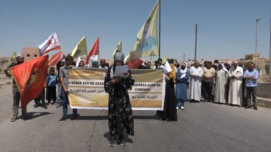 Li Dêrazor û Tebqayê banga azadiya fîzîkî ya Rêber Abdullah Ocalan hate kirin