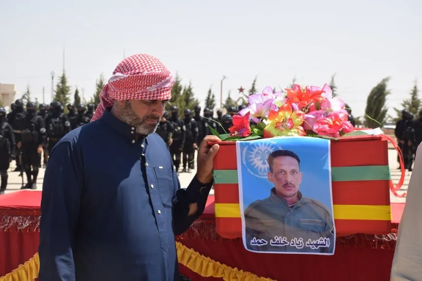 Şehîd Ziyad El Hemed bi merasîmekê hat oxirkirin
