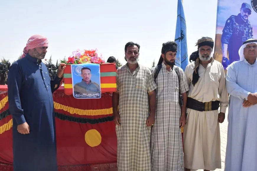 Şehîd Ziyad El Hemed bi merasîmekê hat oxirkirin