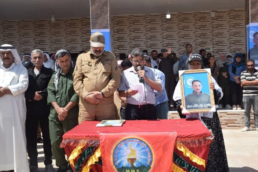 Şehîd Ziyad El Hemed bi merasîmekê hat oxirkirin