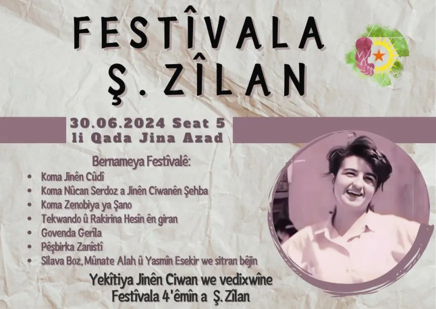Festîvala 4’emîn a Şehîd Zîlan tê lidarxistin