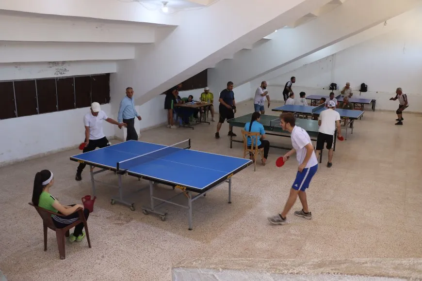 Li Qamişloyê turnuvaya ping pongê 