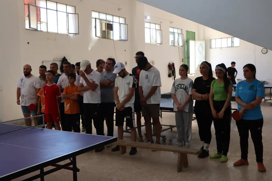 Li Qamişloyê turnuvaya ping pongê 
