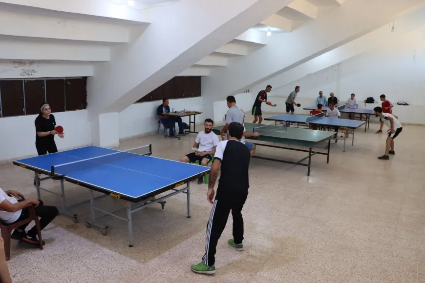 Li Qamişloyê turnuvaya ping pongê 