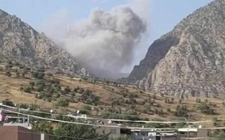 Ji ber bombebaranên artêşa Tirk çiyayên Dihokê dişewitin