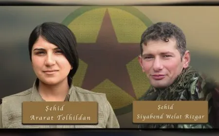 HPG’ê nasnameya 2 şehîdên Xakurkê eşkere kir