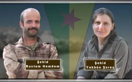 HPG’ê nasnameya 2 şehîdên Metînayê eşkere kir
