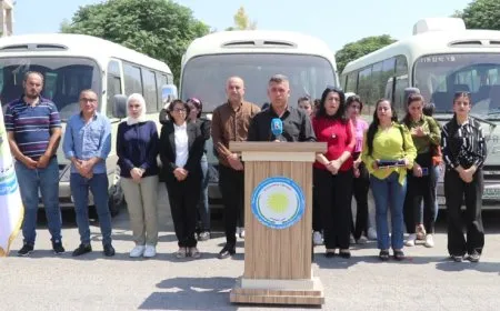 Desteya Rêveberiyên Herêmî 8 bas dan Zanîngeha Kobanê