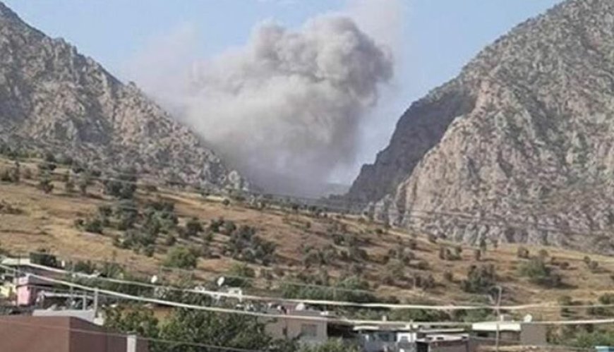 Las montañas de Dihok arden debido a los bombardeos del ejército turco